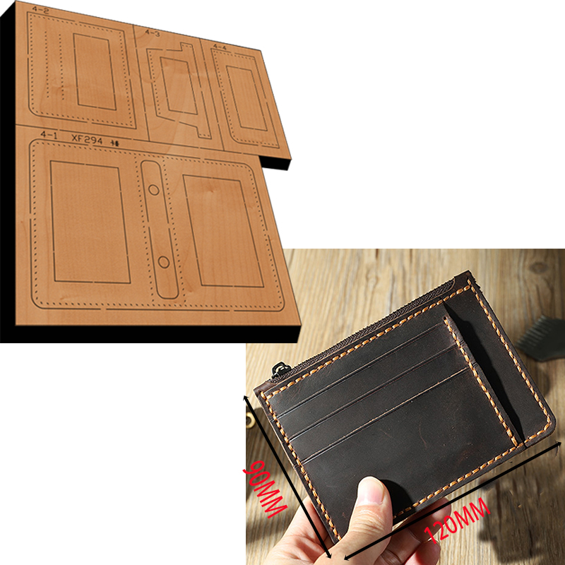 Leathercraft Japan - Rits Kaart Tas Munt Portemonnee Lederen