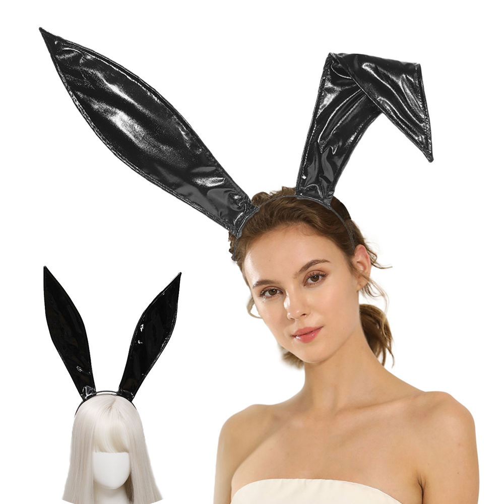 Leatherwork Rings - Sexy Bunny Dienstmeisjes Oren Hoofdband Cosplay