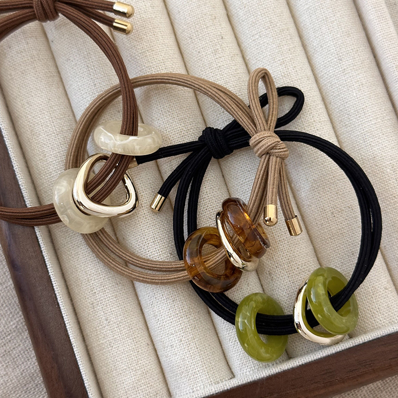 Leatherwork Pony - Hoogwaardige paardenstaart in Koreaanse stijl, hoog