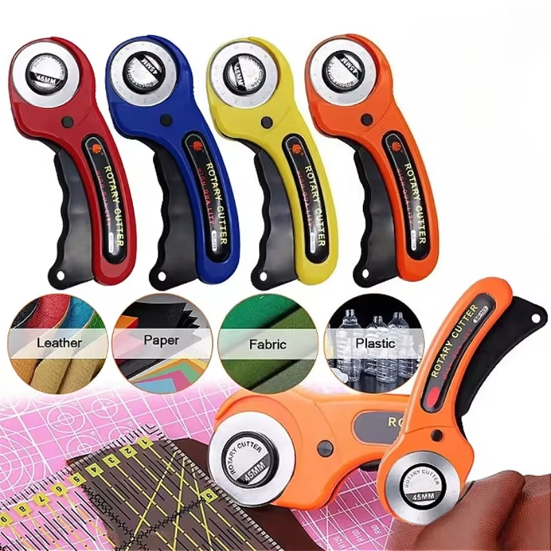 Leatherwork Knife - 45MM Roller Wheel Mes Doek Snijmes
