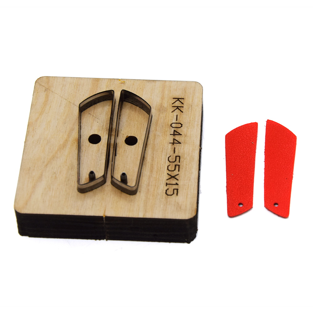Leathercraft Japan - Japan Stalen Mes Regel Gestanst Oorbellen