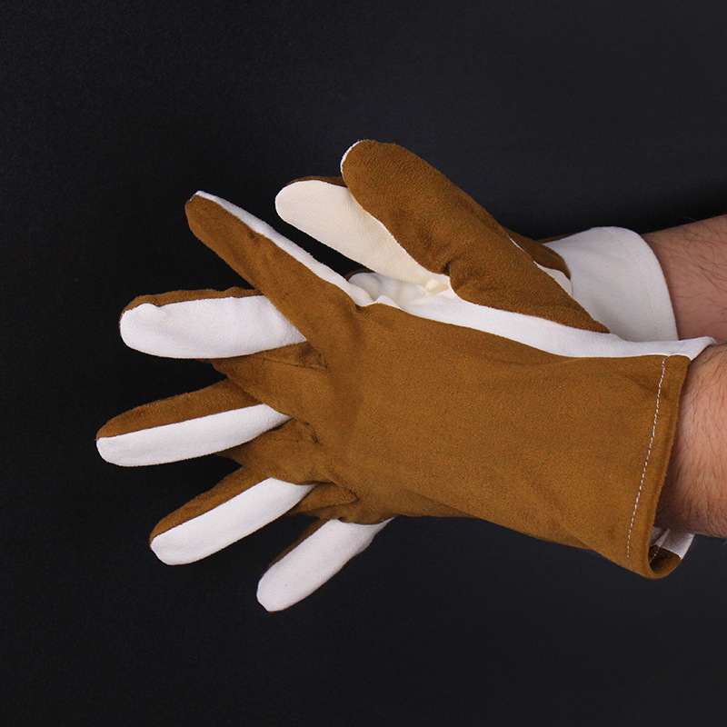 Leatherwork Appreciation - Suède etiquettehandschoenen - verdikte stijl voor