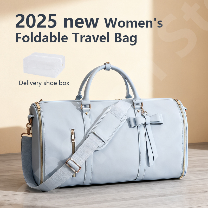 Leather Work Duffle - 2025 Nieuwe waterdichte weekendreistas voor dames,