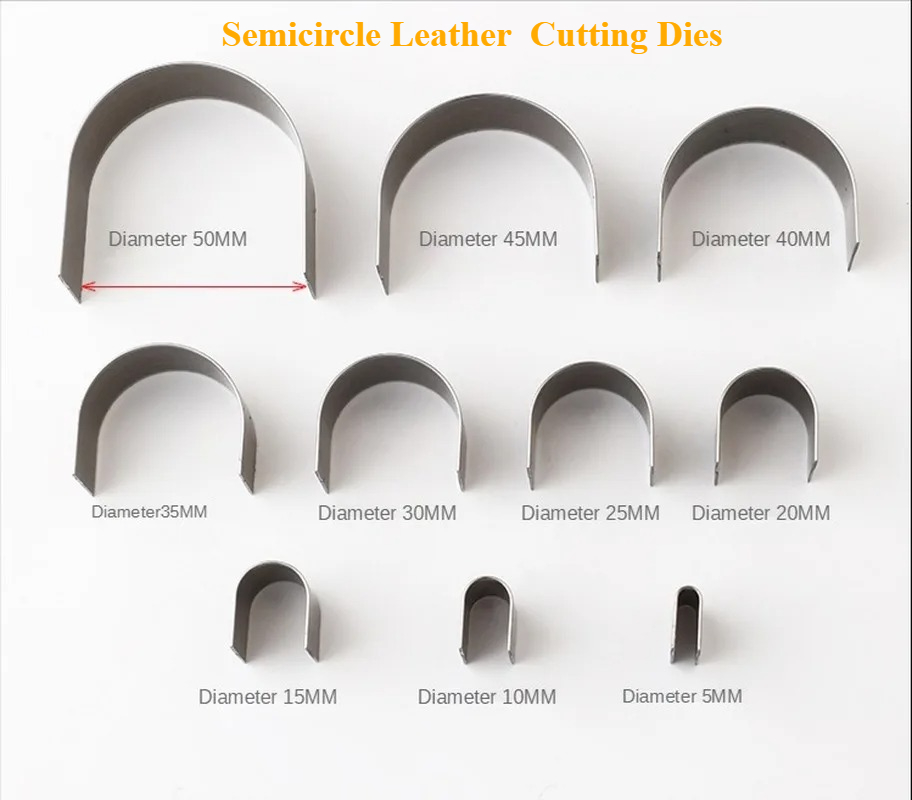 10 stks/set halve cirkel leder - Leathercraft Japan recensie en prijs