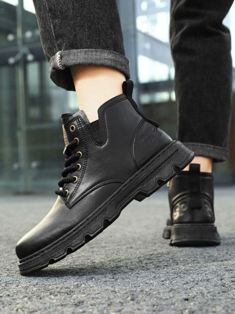 ​ Heren 2025, winter nieuwe co - Leather Work Boots recensie en prijs