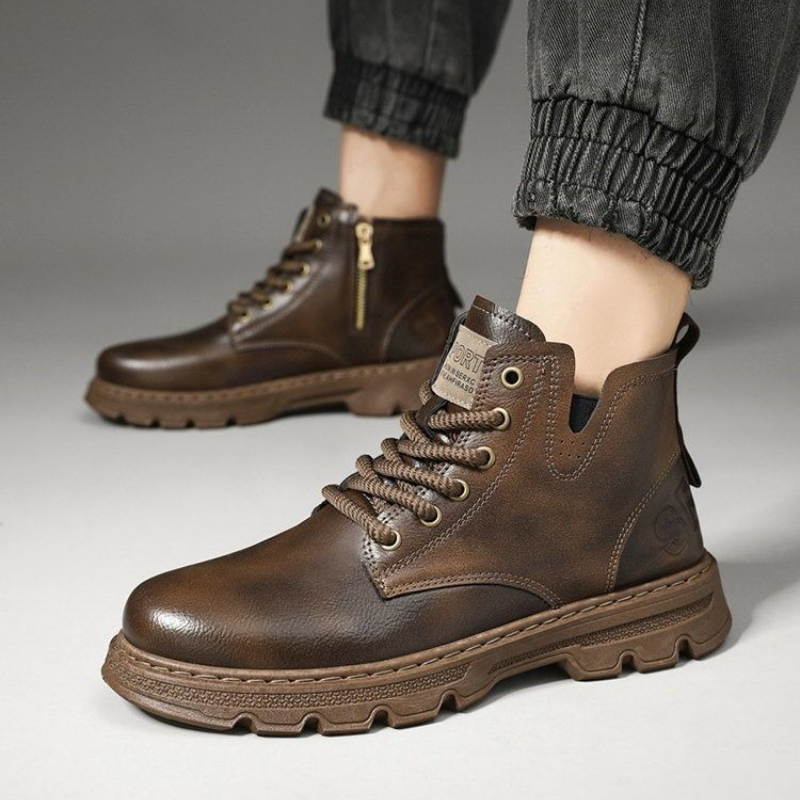 ​ Heren 2025, winter nieuwe co - Leather Work Boots recensie en prijs
