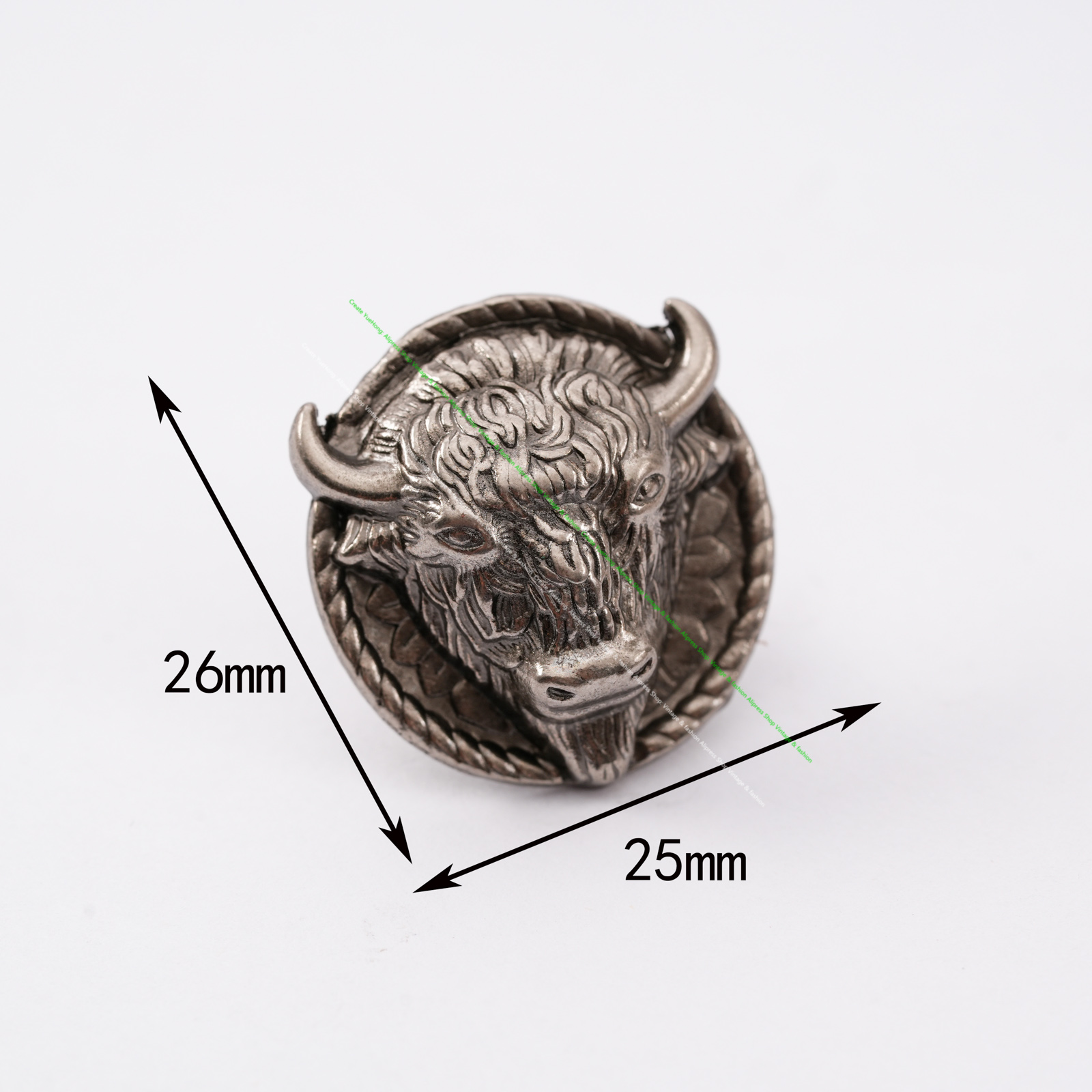10Pc 26*25Mm Heavy Duty Zilver - Leatherwork Hardware recensie en prijs
