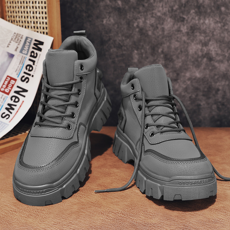Herenschoenen voor wandelen in - Leather Work Boots recensie en prijs