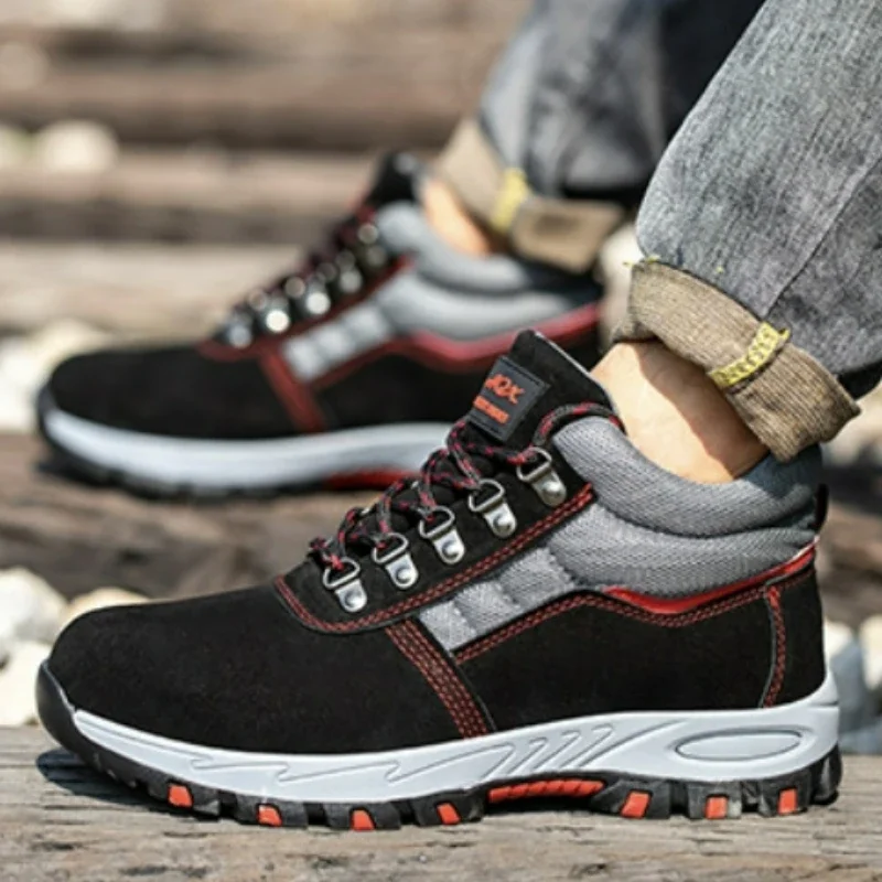 Hoge Kwaliteit Mannen Veilighe - Leather Work Boots recensie en prijs