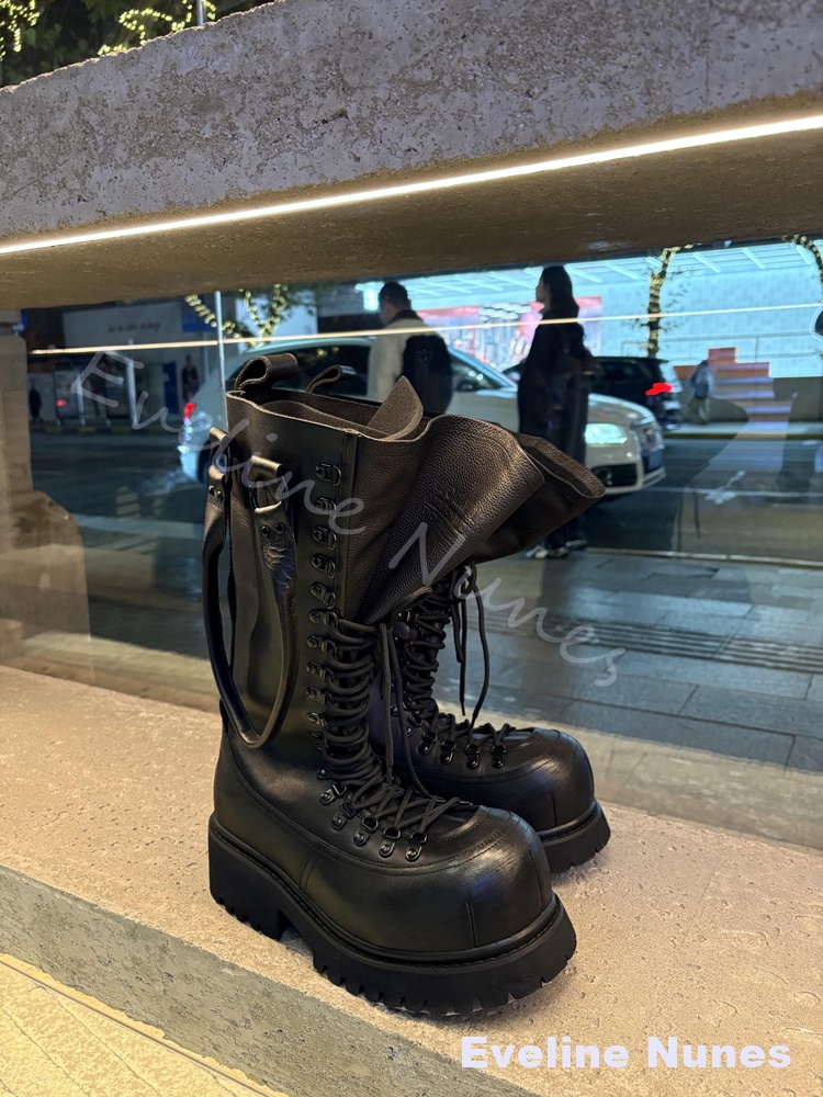 Retro Echt Lederen Motorlaarze - Leather Work Boots recensie en prijs
