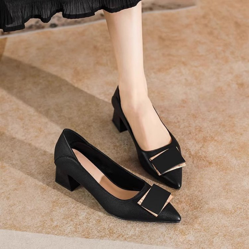 2026 Nieuwe pumps met dikke ha - Leatherwork In French recensie en prijs