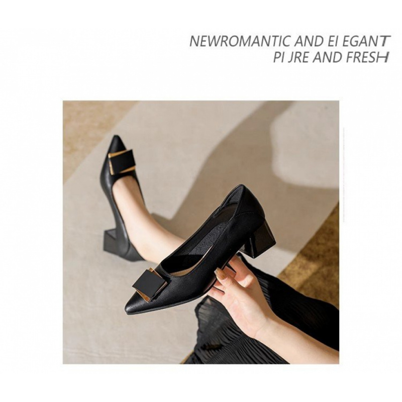2026 Nieuwe pumps met dikke ha - Leatherwork In French recensie en prijs