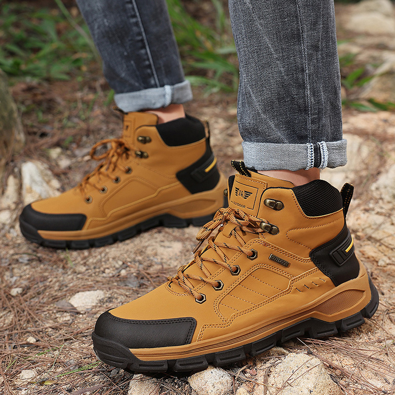 Nieuwe herfst herenlaarzen Mod - Leather Work Boots recensie en prijs