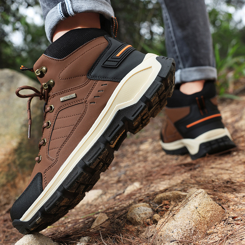 Nieuwe herfst herenlaarzen Mod - Leather Work Boots recensie en prijs