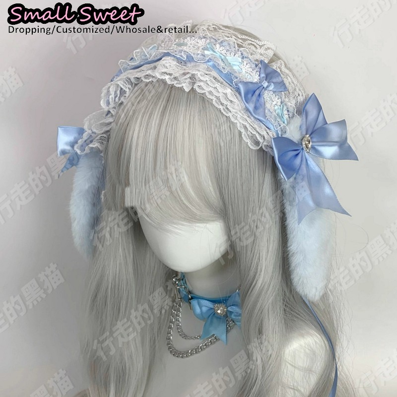 Goth Bunny Ear Bow Haarbanden  - Leatherwork Rings recensie en prijs