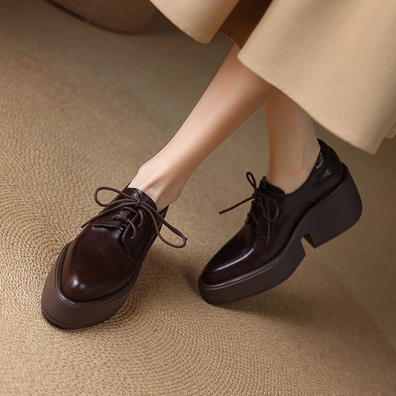 Dames Franse zachte leren plat - Leatherwork In French recensie en prijs