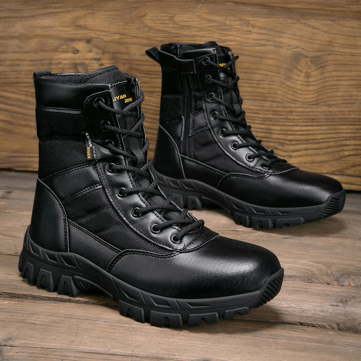 Outdoor-wandelschoenen voor he - Leather Work Boots recensie en prijs