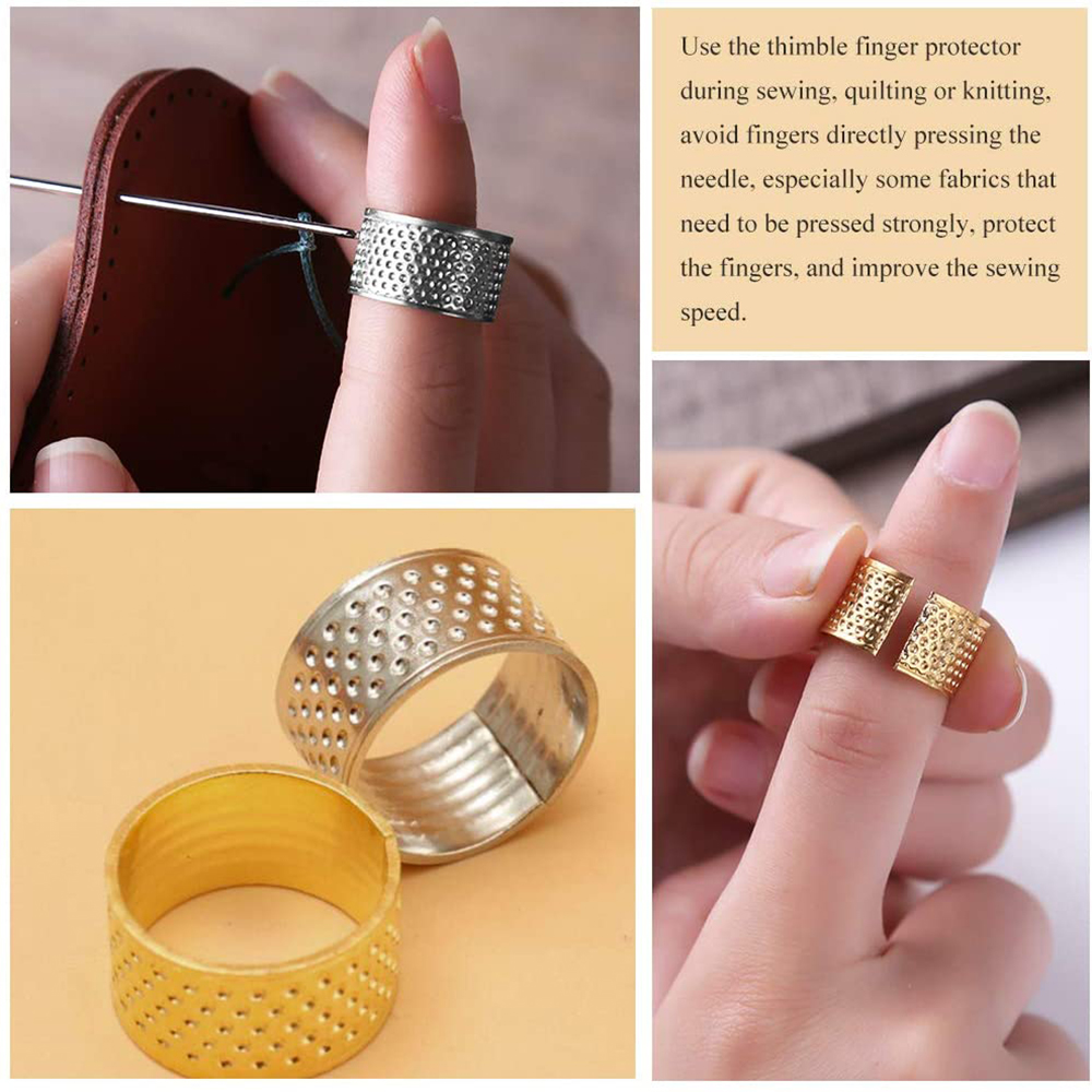 Handwerkende Naai Vingerhoed M - Leatherwork Rings recensie en prijs