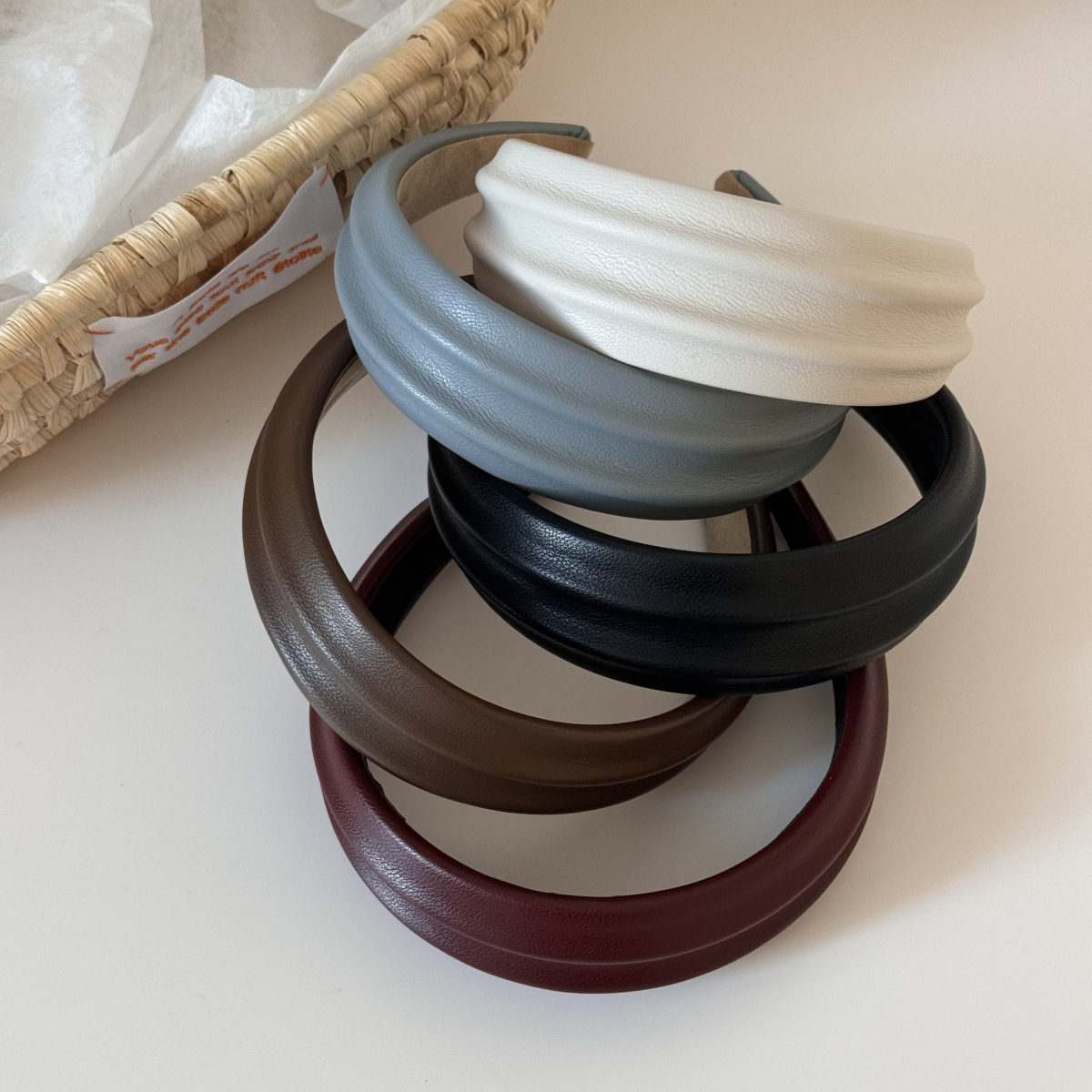 PU Leer Brede Hoofdbanden Haar - Leatherwork Rings recensie en prijs