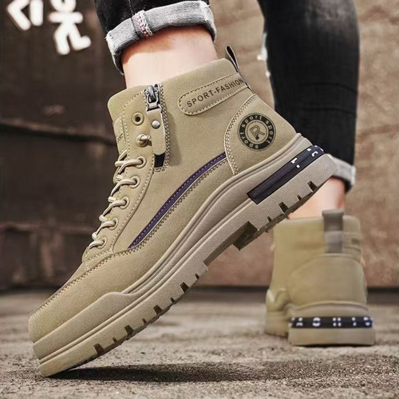 Mannen Retro Hoge Top Werklaar - Leather Work Boots recensie en prijs