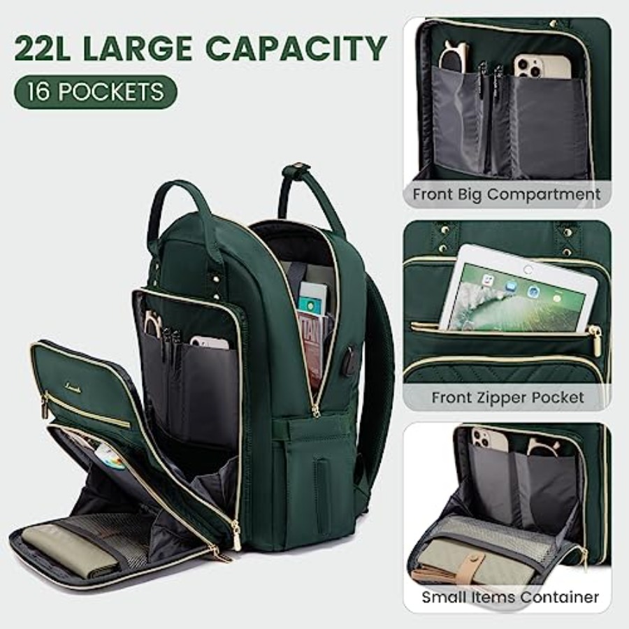 Laptoprugzak voor dames, water - Leather Work Is recensie en prijs